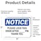 Signmission Please Lock This Door After _ Pm Thank You, 5 in W x Rectangle, Vinyl Decal OS-2PACK-NS-D-35-L-17520 - alternate 5